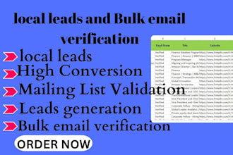 do b2b leads and bulk email verification for small business