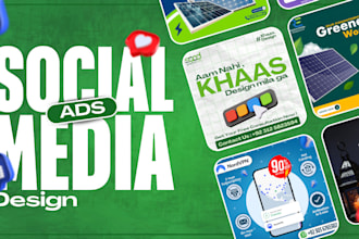 design modern and engaging social media posts for instagram, facebook, and more