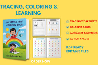 design kids worksheets kindergarten book cover activity book coloring books
