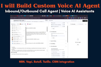 setup n8n automation n8n voice agent, vapi, retell for calls