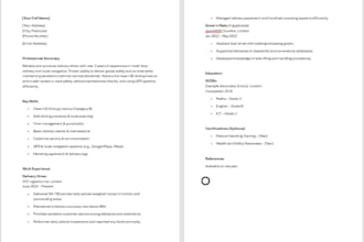 write a professional CV and cover letter to get you hired