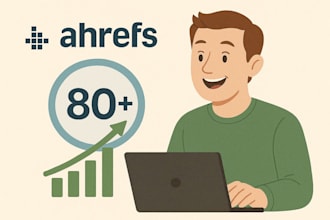 increase ahrefs DR 80 plus