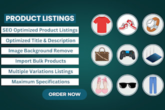 list and upload products on ebay, etsy, shopify, poshmark, ebay lister