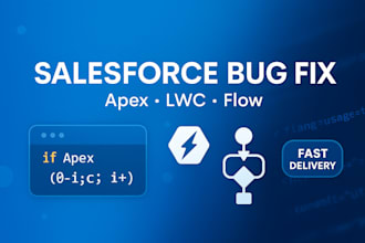 fix your salesforce lwc, apex trigger, or automation issue