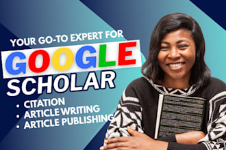 write and publish your research in high index journals on google scholar