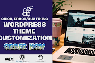 rebuild, edit wordpress website, wordpress customization fix wordpress website