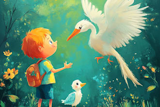 do african american children story book illustration
