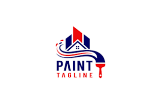 design high quality painting logo for artists, shops, or services