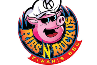 design high quality BBQ mascot logo with my fastest delivery