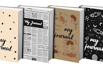 design journal,journal cover,christian book cover,paperback book cover design