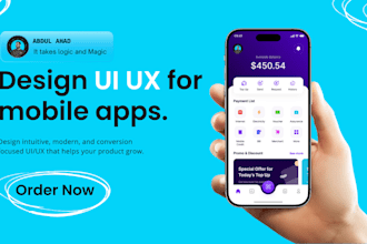 design UI UX for mobile apps