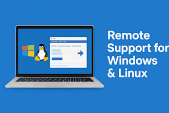 provide professional remote support for windows and linux computers