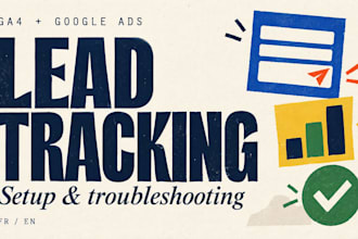 set up or fix ga4 and google ads lead conversion tracking with GTM