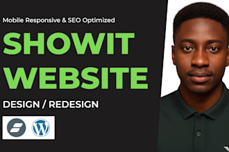 design, redesign, and customize your showit website