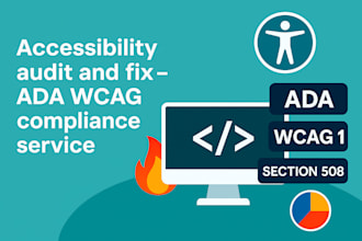 accessibility audit and fix ada wcag compliance service
