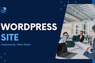 create a professional wordpress website for your business