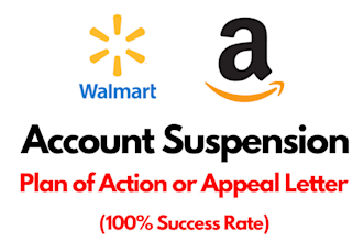 write unique walmart amazon suspension plan of action reinstatement appeal