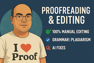 professionally edit and proofread your essay, article, or manuscript