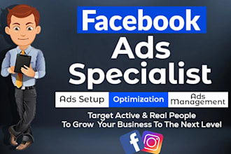 set up facebook and instagram ads campaign for your business
