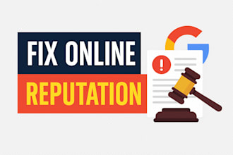 erase articles news links and delete negative demaging urls on google search