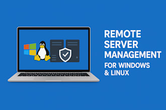 manage, troubleshoot and secure your windows or linux server