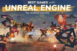 create immersive online 3d multiplayer game, VR game in unreal engine or unity
