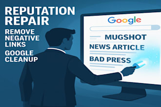 permanently remove mugshots, news articles, and negative google search results