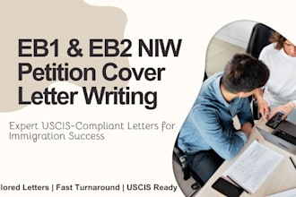 craft your petition cover letter for eb1 and eb2 niw