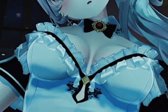 vrchat avatar vr character vrc avatar 3d furry avatar 3d vtuber model