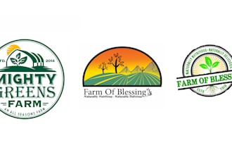design farm agriculture logo