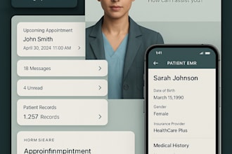 ai telemedicine mobile and web emr solutions, healthcare ai saas apps with emr