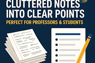 summarize your lecture notes into easy understandable  points