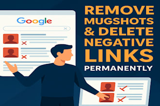 permanently remove mugshots, bad press, and negative links from google search