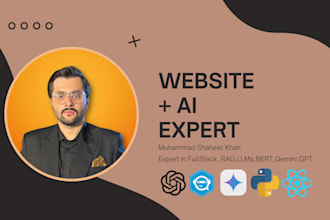 build a custom website with integrated ai features