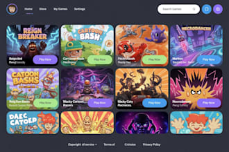 do game art unique graphics menus  buttons  icons mobile game 2d game graphic
