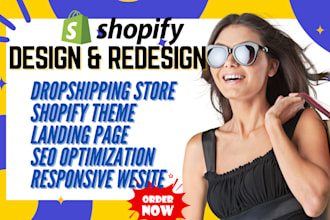 figma to shopify ecommerce store redesign, one product page design landing page