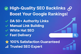 seo backlinks building for website ranking boost
