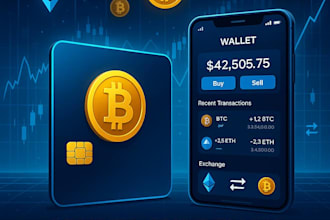 develop cryptocurrency wallet card sport game, exchange e wallet app platform
