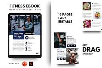 design canva ebook, workbook, journal, digital planner for etsy or lead magnet