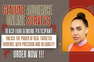 fill and distribute your online survey to genuine targeted demographics