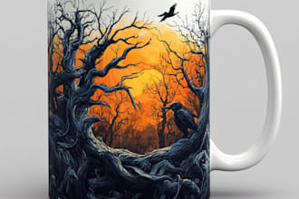 create custom and bulk coffee mug design