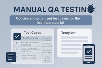 do manual QA testing for websites and mobile apps