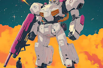 model the robot and mecha