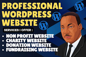 non profit website for charity, donation, fundraising, crowdfunding and ngo