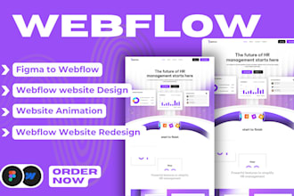develop webflow website design webflow landing page convert figma to webflow