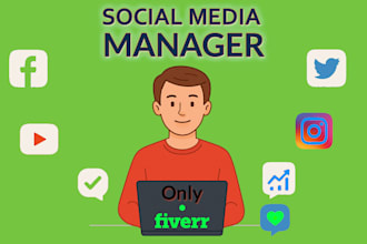 be your expert social media manager, helping you grow your brand