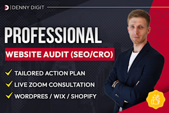 audit your website and offer cro and SEO live consultation