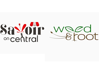 do unique typography wordmark logo