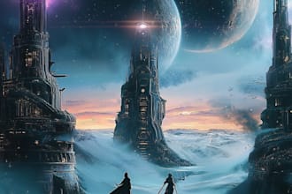 design book covers for your fantasy, sci fi, horror etc