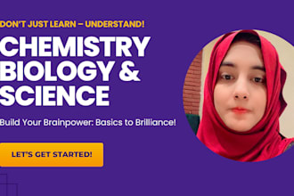 teach you chemistry, biology, and science in a simple way